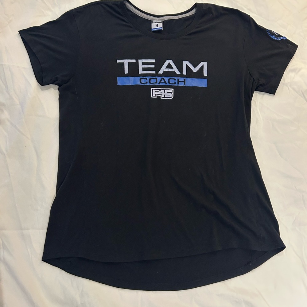 Black Team Coach T-Shirt
